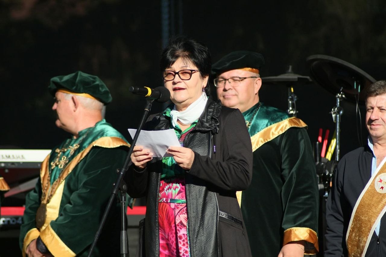 Erika Győrfiová vystupuje na Dňoch mesta 2025
